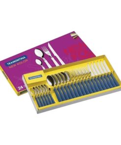 Set de cubiertos Tramontina 24pz. linea azul