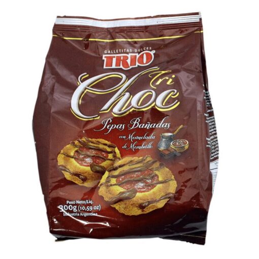 Galletitas Trío choc pepas bañadas 300grs