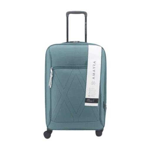 Valija Amayra tela verde 20"