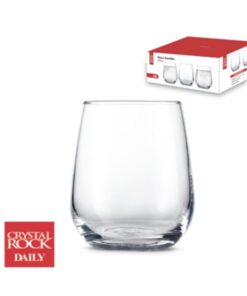 Vasos Bombé 455ml Crystal Rock (Caja x6u.)