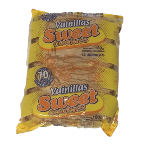 Vainillas Sweet Cookies 180grs 12u