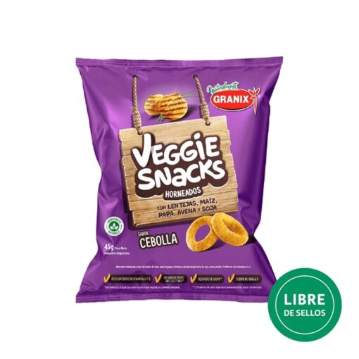 Veggie snacks Granix finas cebolla 45grs