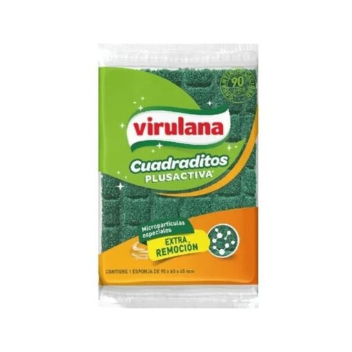 Esponja Virulana cuadraditos Plusactiva