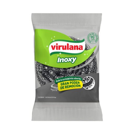 Esponja de acero Inoxy Virulana