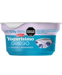 Yogurt Griego Yogurísimo con trozos de arándanos 125grs