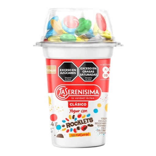 Yogurt La Serenísima clásico Rocklets 164grs