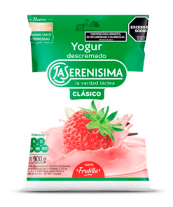 Yogurt descremado Frutilla clásico La Serenísima 1lt