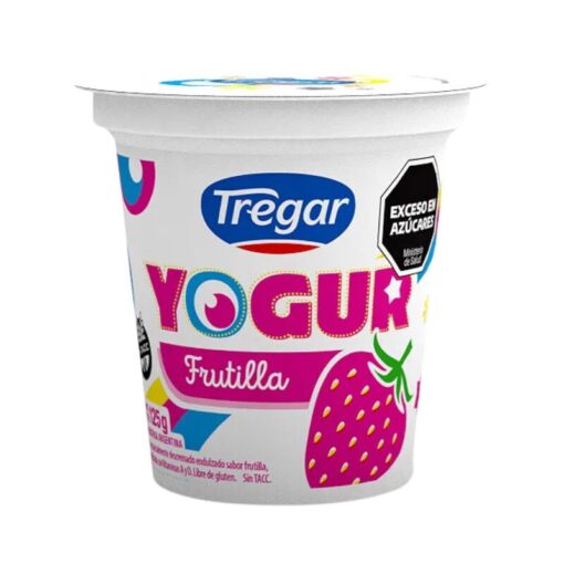 Yogur Tregar cremoso Frutilla125grs