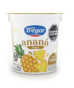 Yogur Tregar con frutas Ananá 160grs