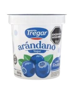 Yogur Tregar con frutas Arándanos 160grs