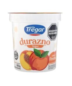 Yogur Tregar con frutas Durazno 160grs