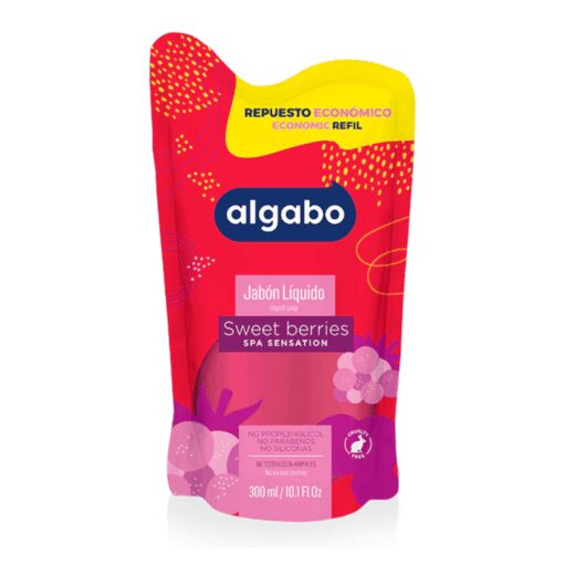 Jabon Liquido Algabo Sweet Berries DP x300ml