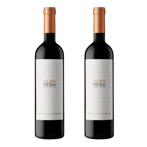 Vino Alma Mora Cabernet Sauvignon 750ml X2u ( $ 4300 x unidad )