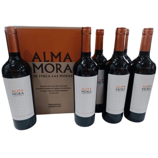 Alma Mora Cabernet Sauvignon 750ml x 6u ( precio x unidad $ 4090 )