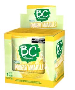 Jugo en Polvo BC Pomelo Amarillo x 18u.