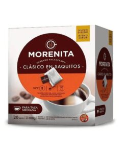 Café Morenita intenso en saquitos x20u 100grs