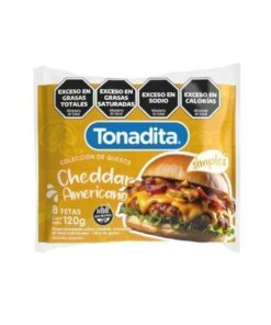 Queso Tonadita Cheddar x 8 fetas