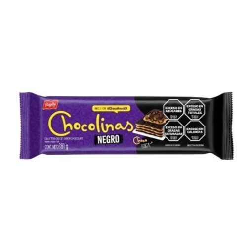 Galletitas Chocolinas Negro 181grs