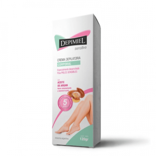 Crema depilatoria corporal sensitive 120g Depimiel
