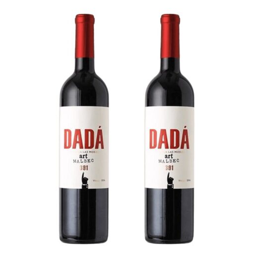 Vino Dadá Malbec 750ml X2u ( $ 4200 x unidad )