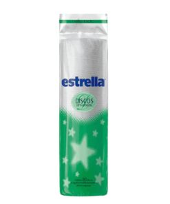 Discos de algodón Estrella 80u.