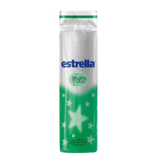 Discos de algodón Estrella 80u.
