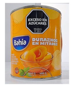 Duraznos en mitades Bahía 820grs