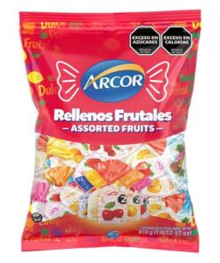 Caramelos Rellenos Frutales Arcor x 140gr