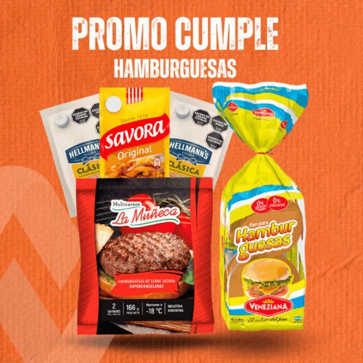 Promo 60 HAMBURGUESAS + PANES + ADEREZOS  *$71900*  Encargar aquí 📲 (341-5884595)