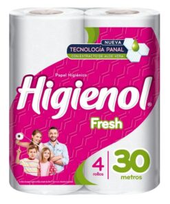 Papel Higiénico Higienol Fresh 4x30mts