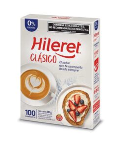 Edulcorante Hileret clásico x 100 sobres.