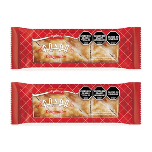 Triangulitos Hojalmar Ronda 150grs x2u ( $ 750 x unidad )