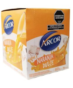 Jugo en polvo Arcor Naranja dulce x18u.