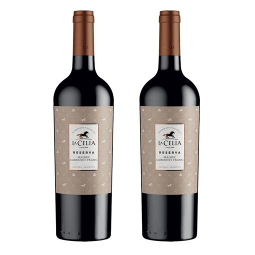 Vino La Celia Malbec 750ml X2u ( $ 6600 x unidad )