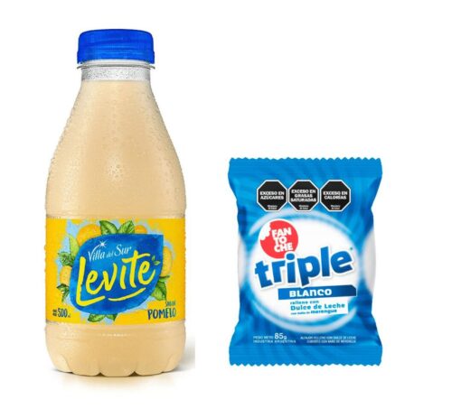 Combo Levite Pomelo + Alfajor Fantoche Blanco