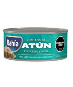 Lomitos de atún en aceite y agua Bahía 170grs
