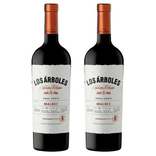 Vino Los Arboles Malbec 750ml X2u ( $ 3450 x unidad )