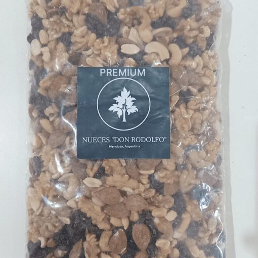 Mix frutos secos Premium (NUECES-ALMENDRAS-CHIPS DE BANANA-MANI-ARANDANOS) 1kg