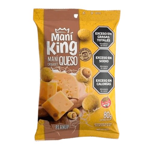 Maní King sabor Queso 80grs sin tacc