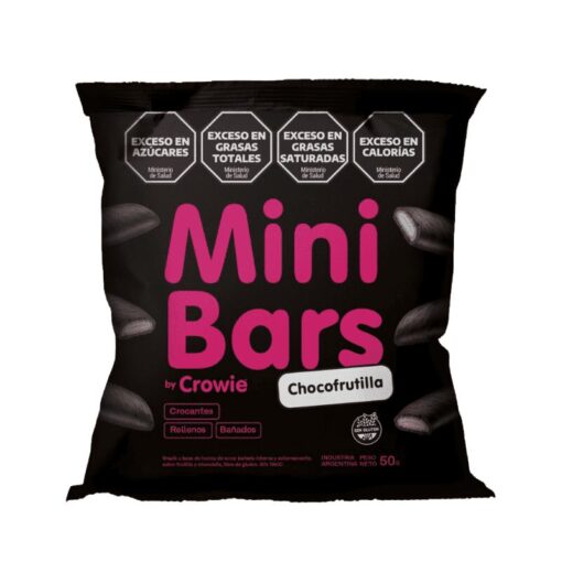 Mini Bars Crowie chocofrutilla 50grs
