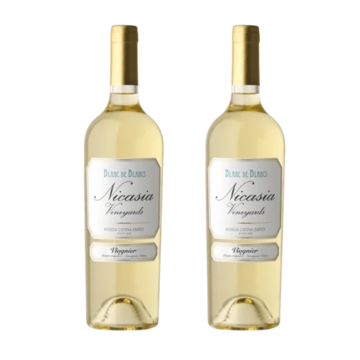 Vino Nicasia Banc de Blancs Viognier 750ml X2u ( $ 6200 la unidad )