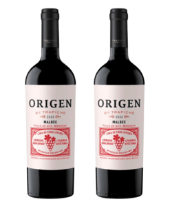 Vino Origen Malbec 750ml X2u ( $ 4100 x unidad )