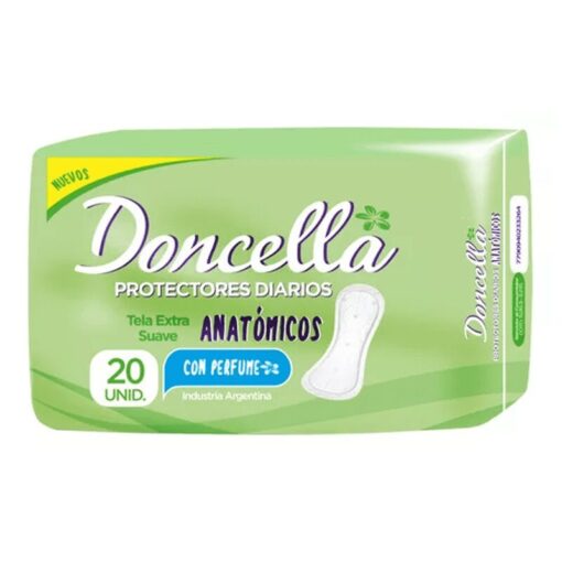 Protector diario Doncella anatómico con perfume x20u