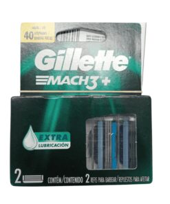 Repuestos para afeitar Gillette Mach3+ 2u.