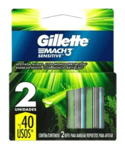 Repuestos para afeitar Gillette Mach3 Sensitive 2u.