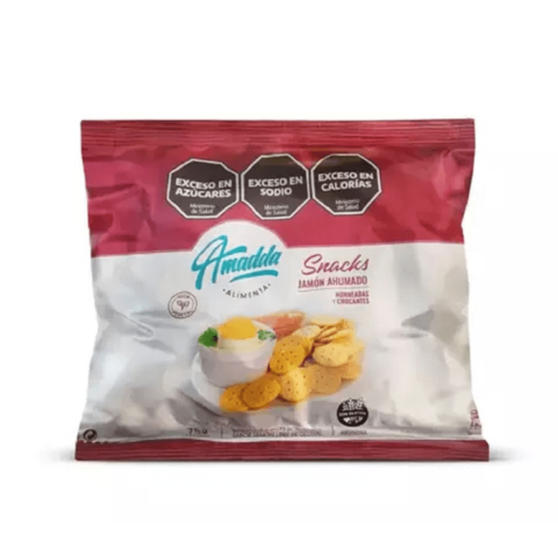 Snacks Amadda jamón ahumado 75g s/tacc