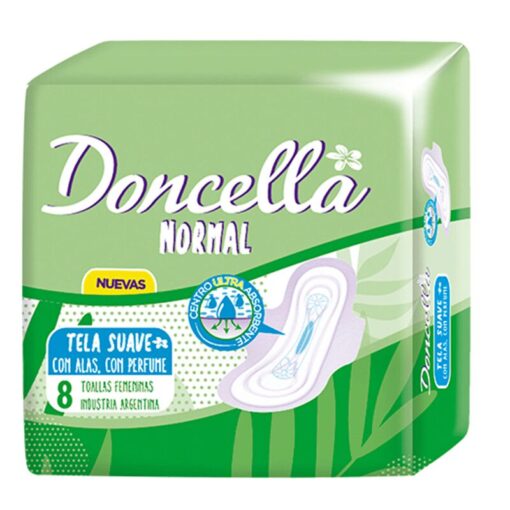 Doncella toallitas normal con perfume x8u