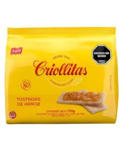 Tostadas de Arroz Criollitas clasicas x 110gr