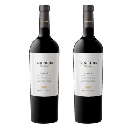 Vino Trapiche Reserva Malbec 750ml X2u ( $ 5900 x unidad )