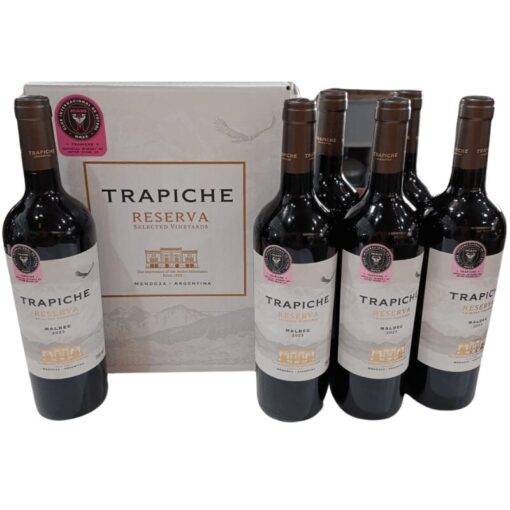 Trapiche Reserva Malbec 750ml x 6u ( precio x unidad $ 5820 )